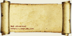 Ivanka Janković vizit kartica